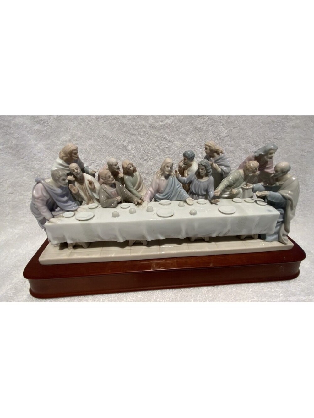 Vintage 1997 Valencia Collection by Roman Inc. ‘Last Supper’ 13”x 5” Music Box